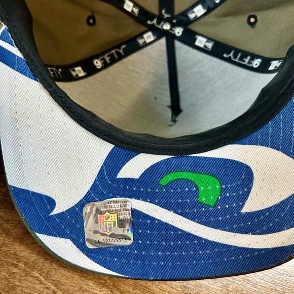Seattle Seahawks Camouflage SnapBack Hat - Picture 3 of 8